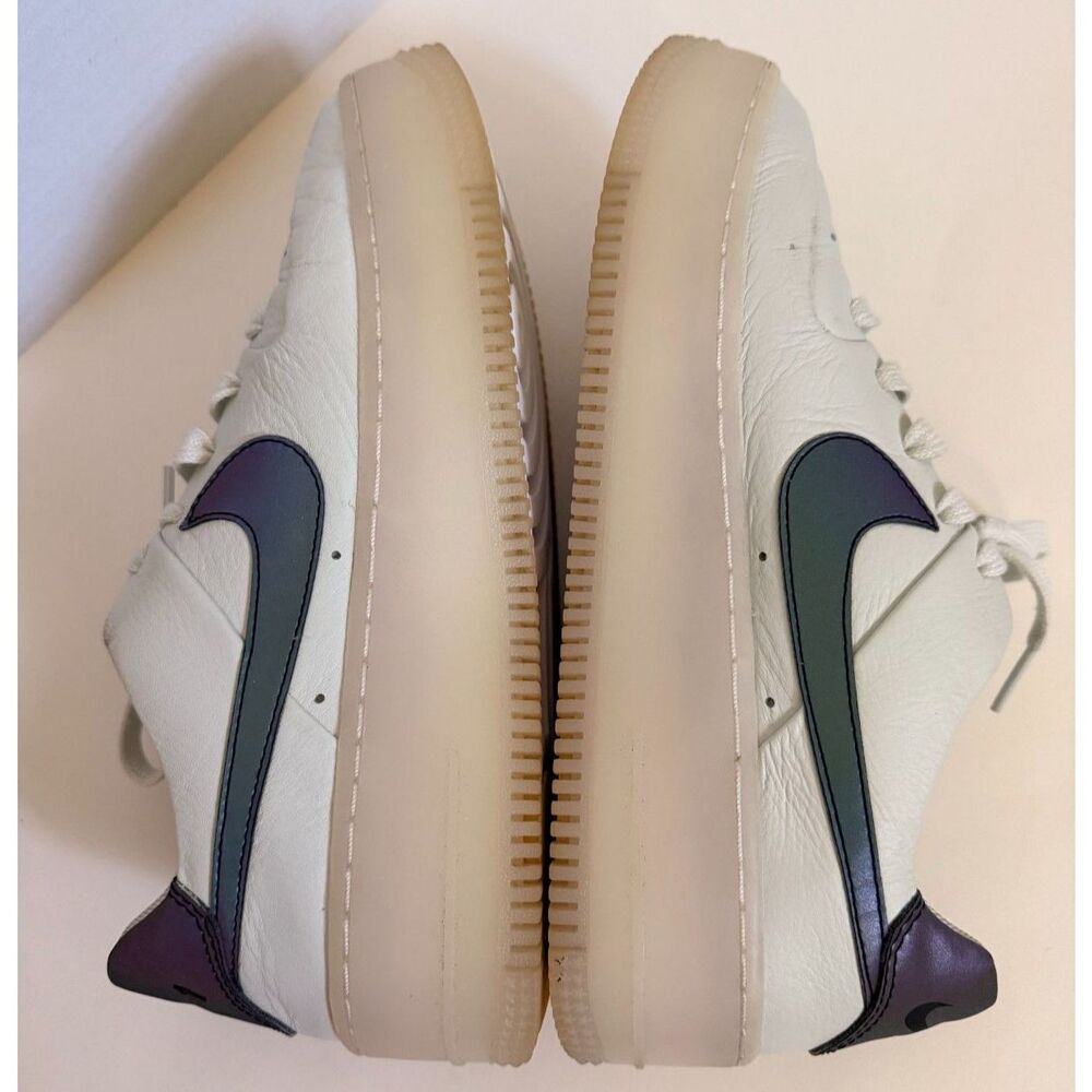 Nike Air Force 1 Sage Low LX Spruce Aura Iridescent Size 8.5 AR5409-003 Platform - Picture 6 of 14